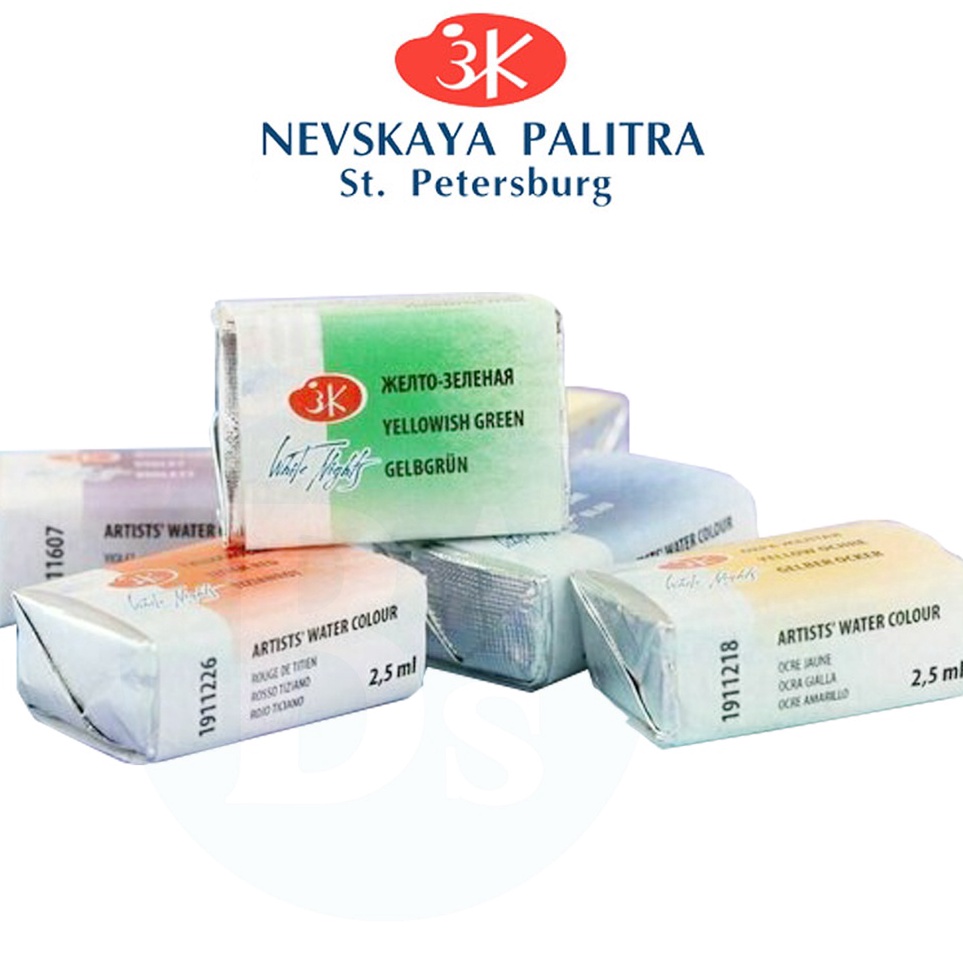 

Nevskaya Palitra Watercolor Plastic Pan Ukuran 25cm Series A 22 White Night 1 Original Peralatan Melukis Terlaris dari BAS Bali Art Supplies Jaka
