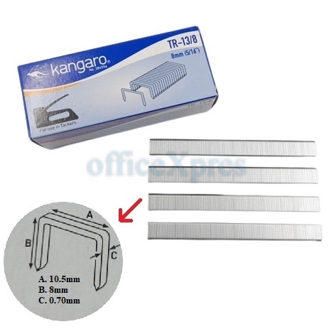 

Isi Stapler Tembak TR138 Isi Staples Tacker Kangaro