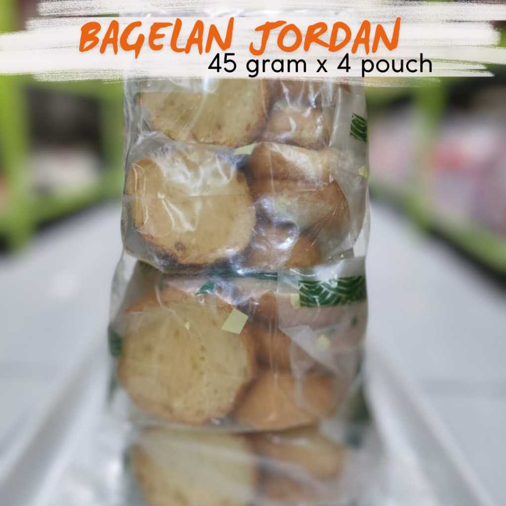 

Bagelan Jordan Isi 4Pack 180gr | Roti Kering | Snack Murah Kemasan Ekonomis