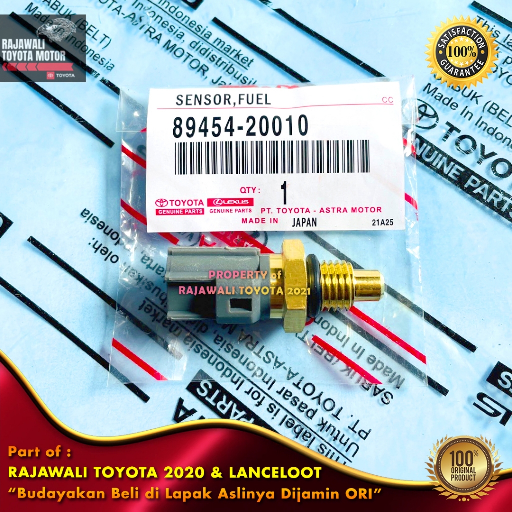 Sensor Fuel Water Temperature Innova, Fortuner & Hilux 1KD 2KD Diesel ECT Suhu Air New Original Toyo