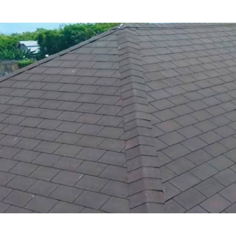 Genteng Bitumen / Genteng aspal ( Terpasang )