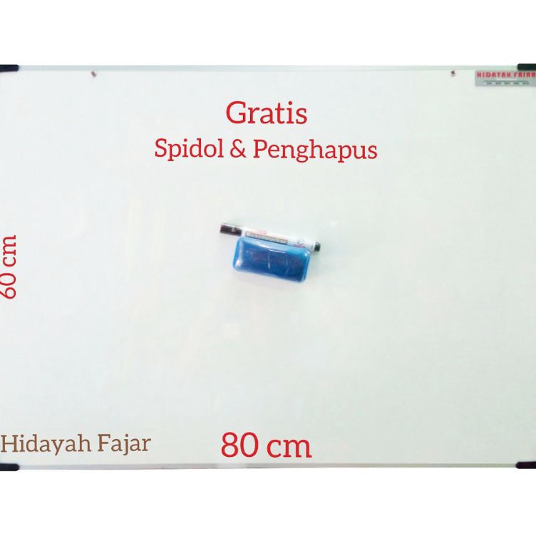 

Papan tulis whiteboard papan tempel 6 x 8