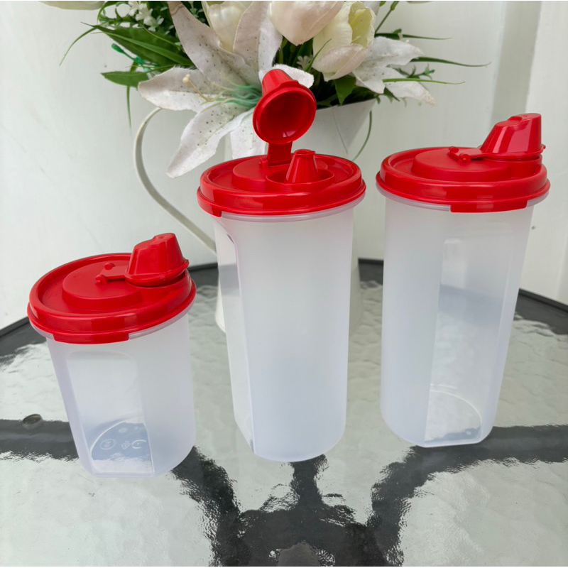 tempat kecap dan minyak tupperware (stor n pour)