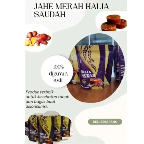 

JAHE MERAH HALIA SAUDAH