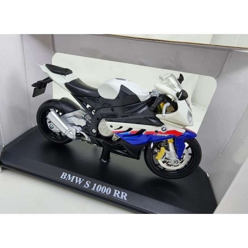 Diecast Motor BMW S 1000 RR w/ stand