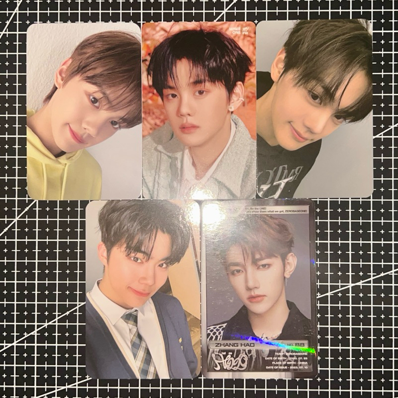 (ganti j&t) Photocard ZEROBASEONE PC ZB1 gyuvin gunwook zhanghao starriver sg24 tower record yura yu