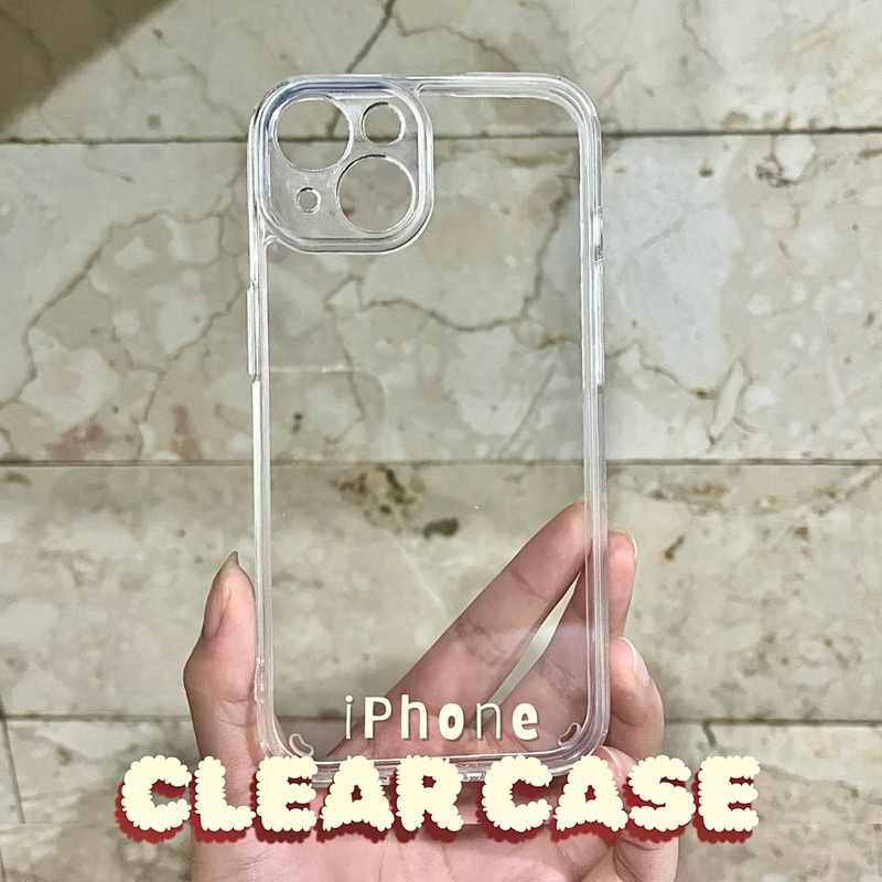 Clear Case iPhone Anti Kuning (Hard Case Transparan)