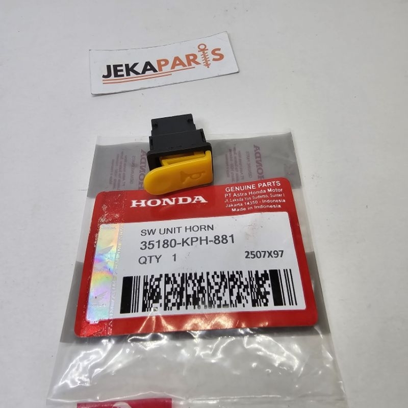 Tombol Saklar Klakson Motor Karisma Supra x 125 Vario 110 Beat Karbu Supra Fit New Smash Shogun 125