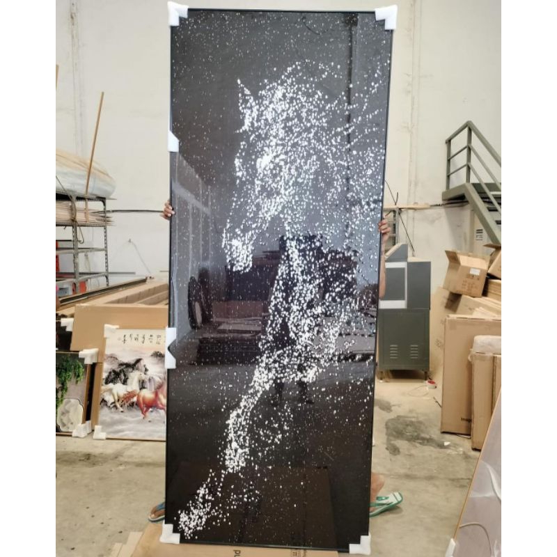 lukisan Porcelain Diamond 5d lukisan gambar kuda