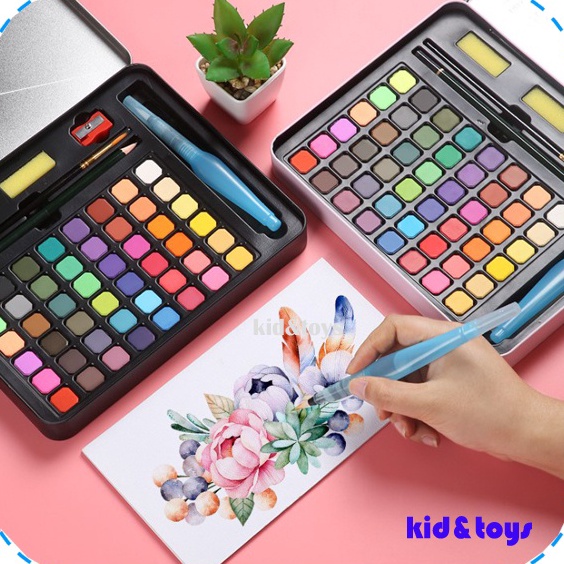 

Best Produk 1 Set Water Color Cat Air Solid Peralatan Lukis Cat Air PadatSolid Watercolour Set 3648 pieces Cat gambar satu set