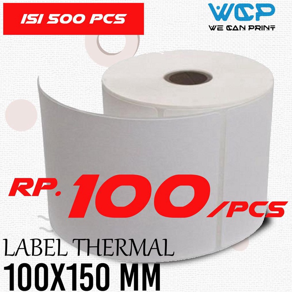 

Harga Murah Label Sticker Thermal 1 x 15 Kes Stiker Barcode 1x15 Ukuran A6