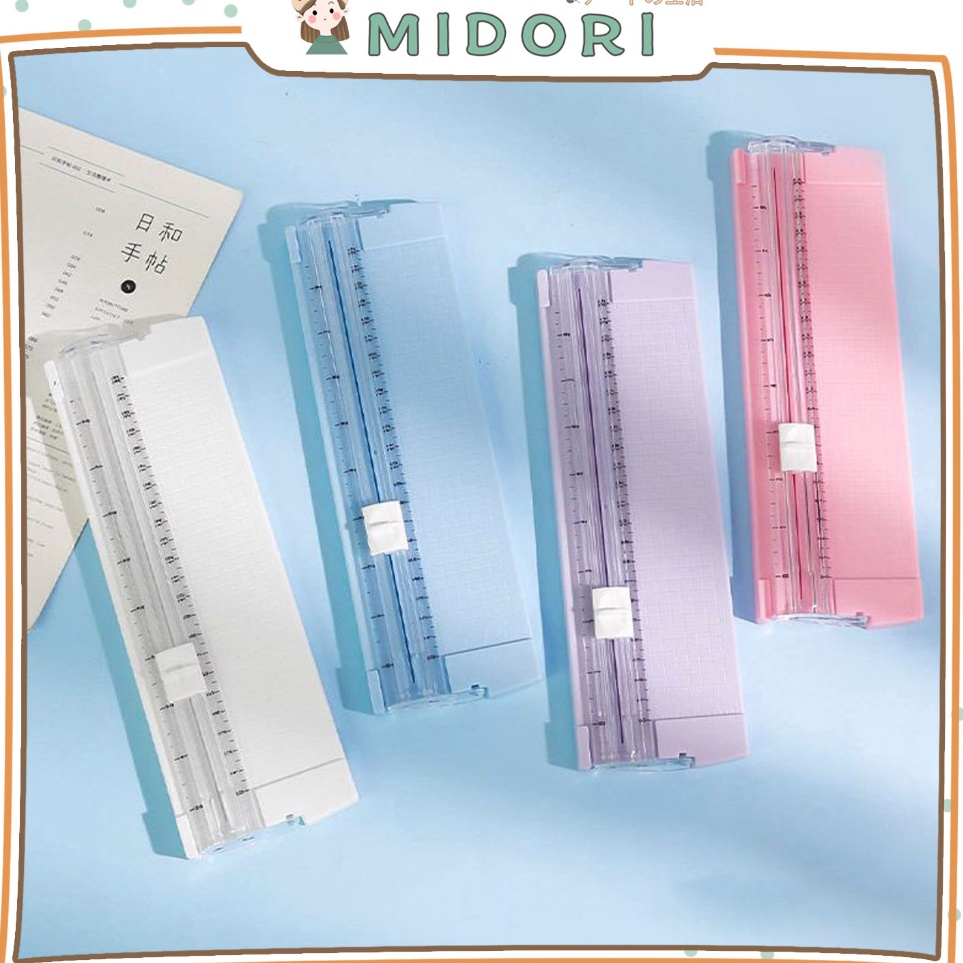 

Trendy MIDORI Paper Cutter Korean Style Paper Trimmer Desktop Cutter F23