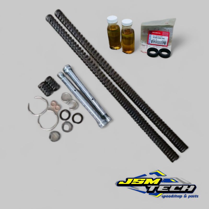 PAKET ISIAN SHOCK DEPAN AS 26 SATRIA FU SONIC PER SHOCKBREAKER SULING ASSY SEAL OLI