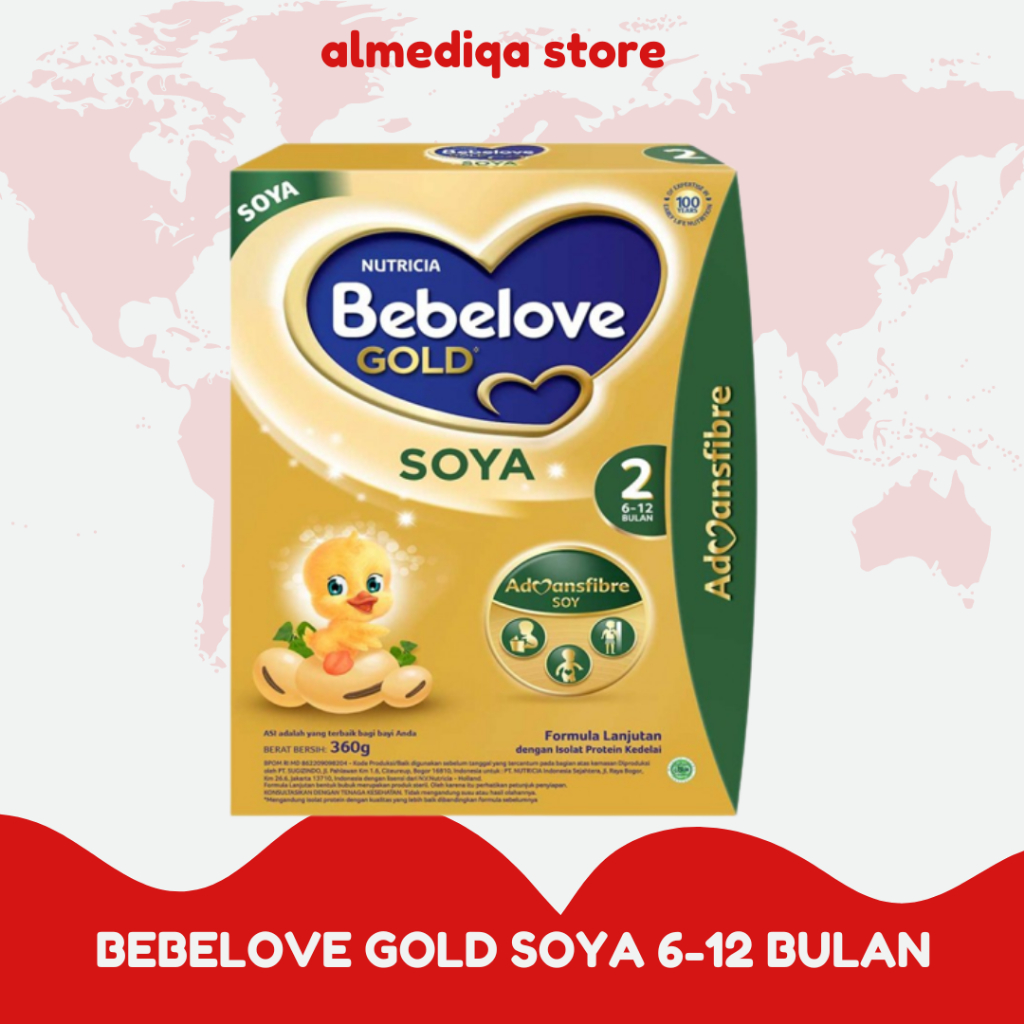 

BEBELOVE GOLD SOYA 2 360 GR 6-12 BULAN