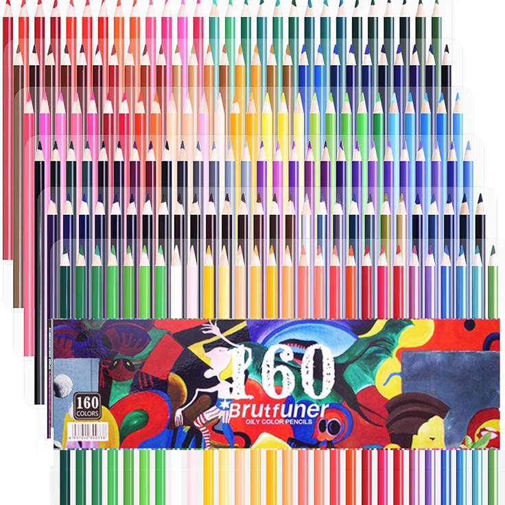 

Slayershop 16 127248 Warna Minyak Profesional Pensil Warna Set Artis Lukisan Sketsa Kayu Warna Pensil Seni Sekolah perlengkapan