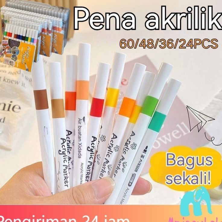 

Diskon Promo CODAcrylic Marker Warna Siswa TK Didedikasikan Tahan Air Tidak Memudar DIY Lukisan Warna Pena Spidol Set Lengkap Pena Cat Air 2436486PCS