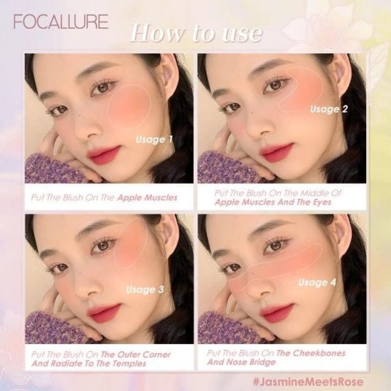 FOCALLURE BLUSH VELVET BLUSH ON
