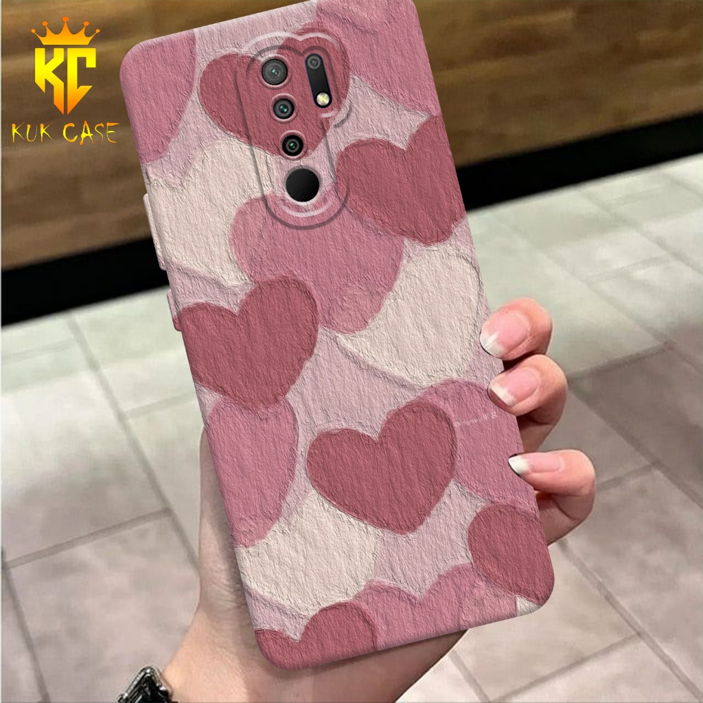 Case Motif REDMI 9 Aesthetic Bahan Softcase silicon Lentur - Skin /  Casing Handpone