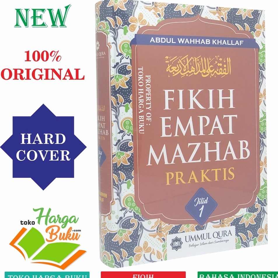 Fikih Empat Mazhab Praktis Jilid 1 ORI Buku Fiqih 4 Madhzb Lengkap Karya Abdul Wahhab Khallaf Fiqh E