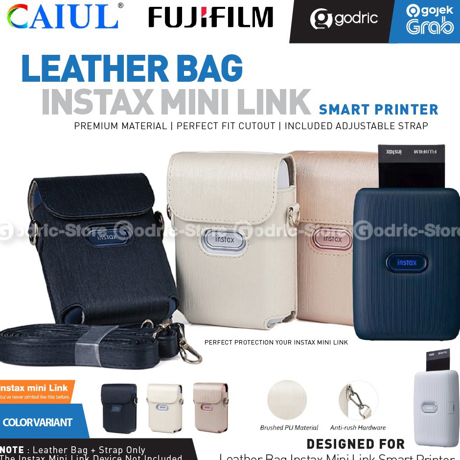 Seller Fuji Leather Bag Fuji Instax Mini Link Tas  Case Cover