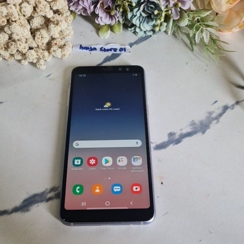 Samsung Galaxy A8 2018 Ram 4/32 Hp Second/Bekas Original resmi Sein No Minus