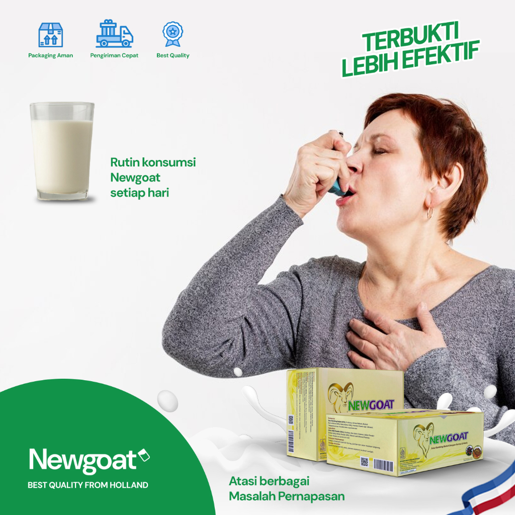 

NEWGOAT Susu Kambing Belanda Atasi Asma dan Masalah Pernafasan Lainnya