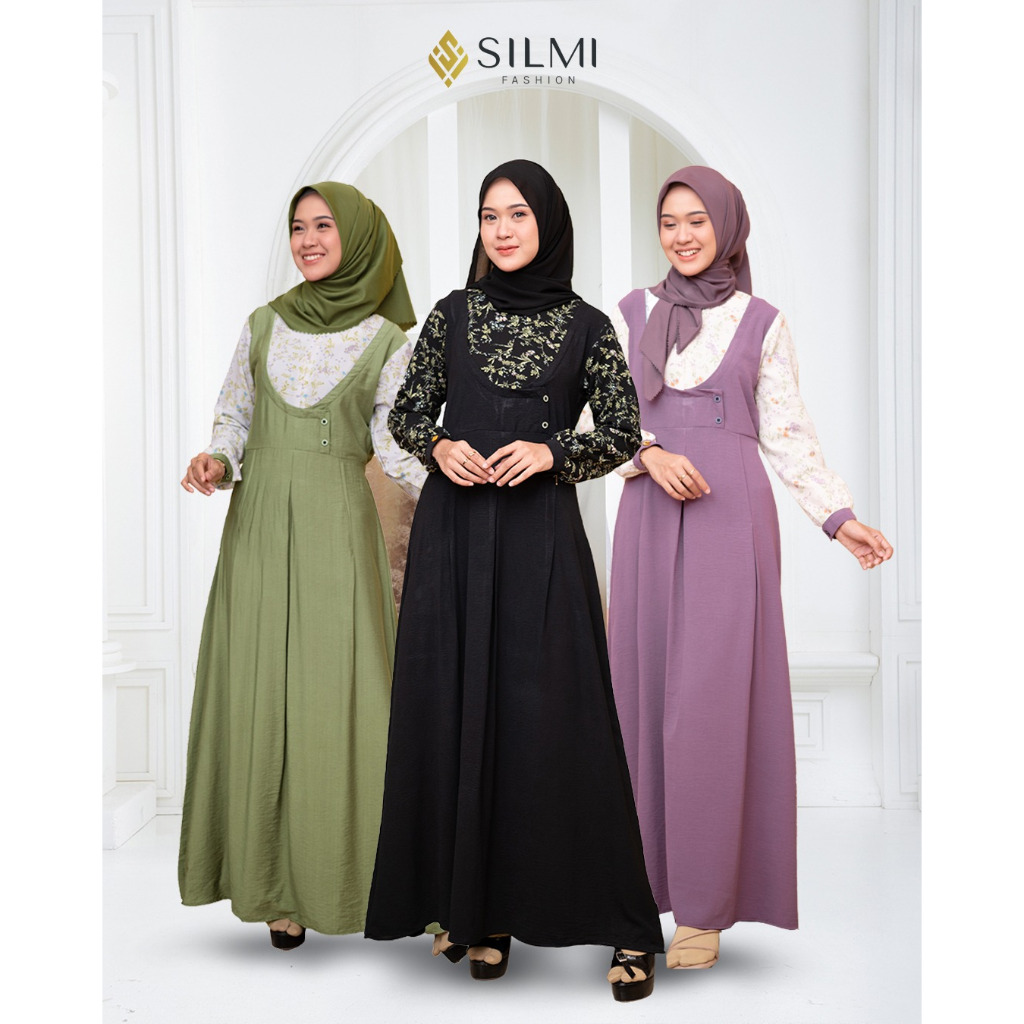 PROMO SERAGAM/ GAMIS PROMO/GAMIS CANTIK/GAMIS SERAGAM/GAMIS SANTAI/GAMIS SILMI/SYBILA DRESS/SERAGAM 