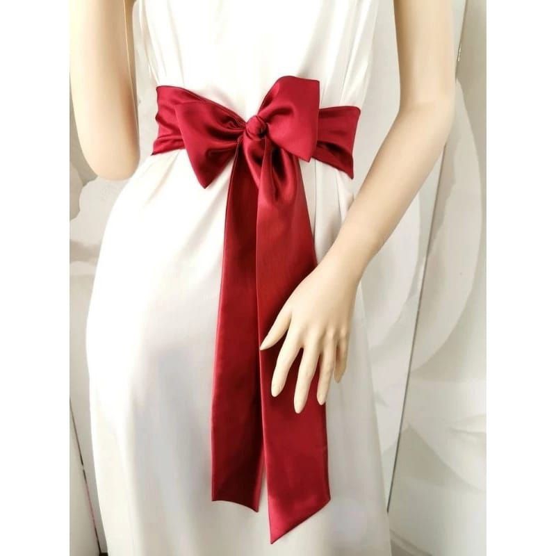 Obi Belt Satin Polos/Ikat Pinggang Wanita