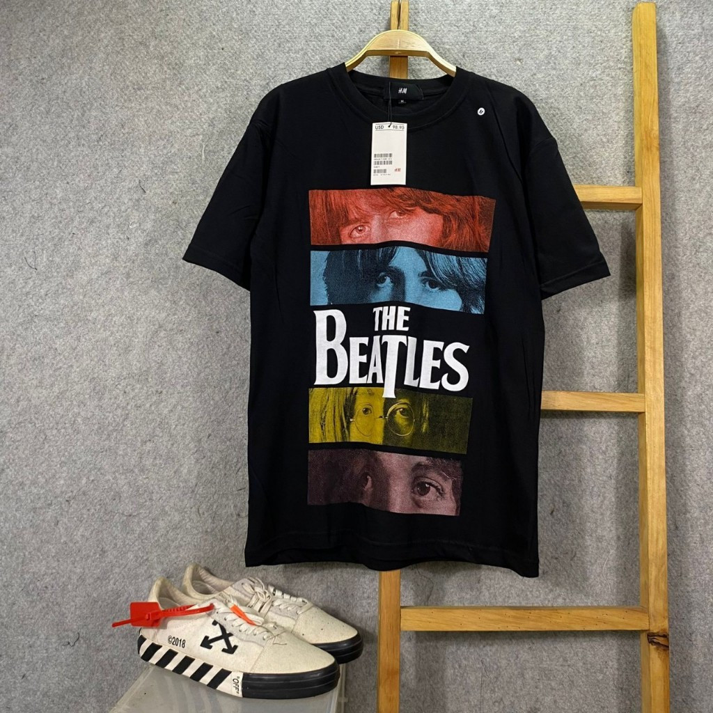 T SHIRT H&M THE BEATLES / KAOS H&M / BAJU H&M MIRROR 1:1