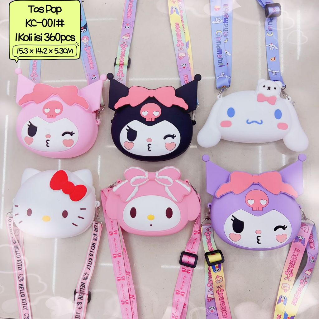 Tas Pop It Sanrio / Tas Pop IT - Tas Anak - Tas Kuromi - Tas Cinnamoroll