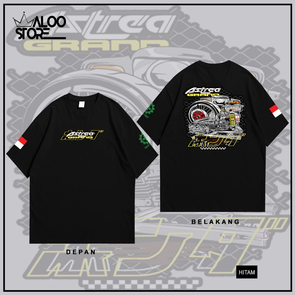 Baju Kaos Atasan Motor Honda Astrea Grand Grend Bulus Prima Riders Herex Indonesia Free Stiker Distr