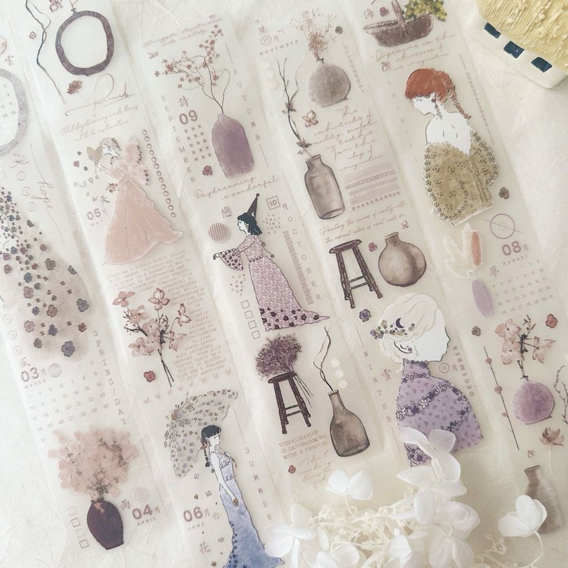 

Sample Daydream Crystal PET Tape by Journal Pages & Hanen Studio