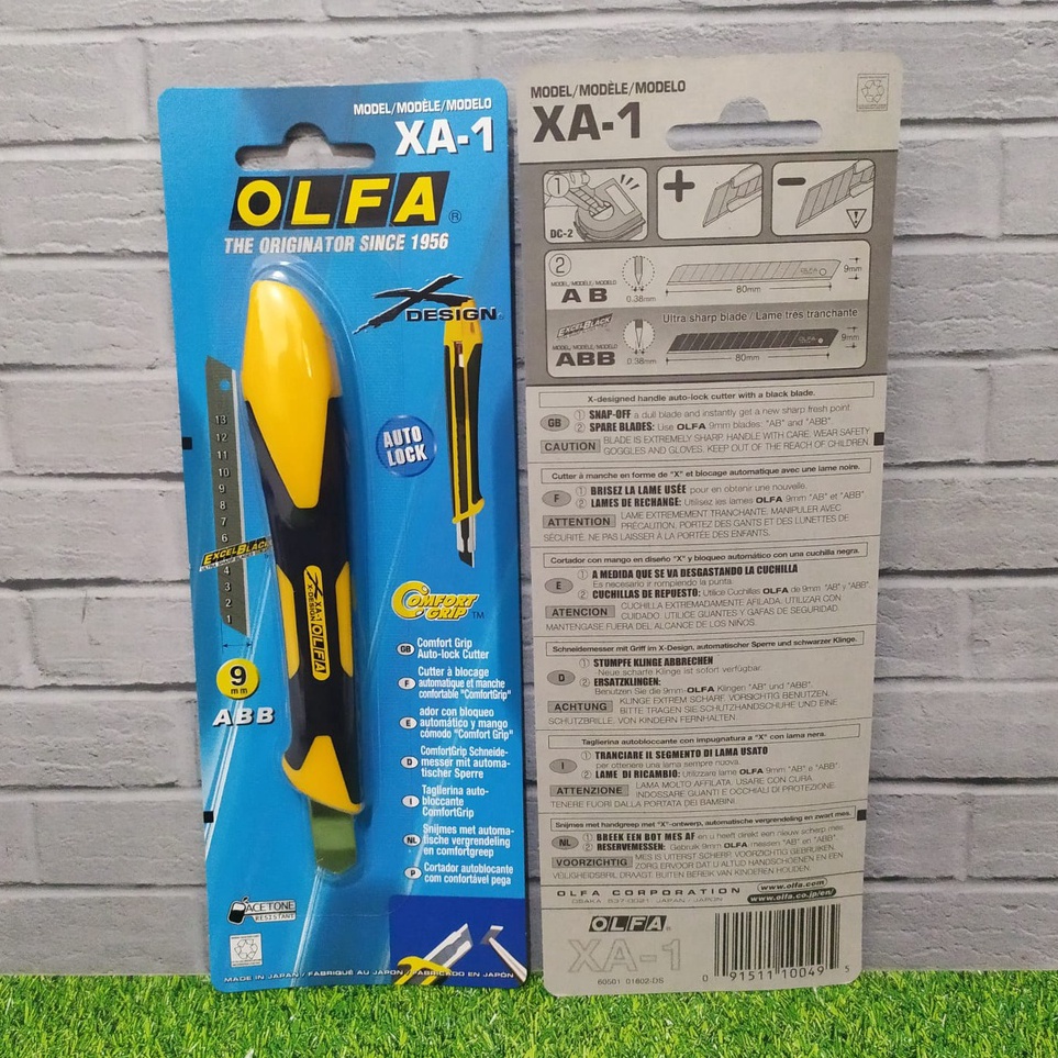 

OLFA Pisau Cutter 9mm XA1 Fiberglass Precision