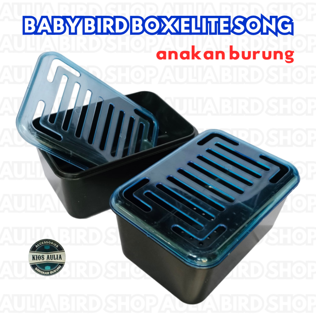 BABY BIRD BOX WADAH KERANJANG ANAKAN BURUNG LOVEBIRD MEREK ELITE SONG + BUBBLEWARP 1 PCS