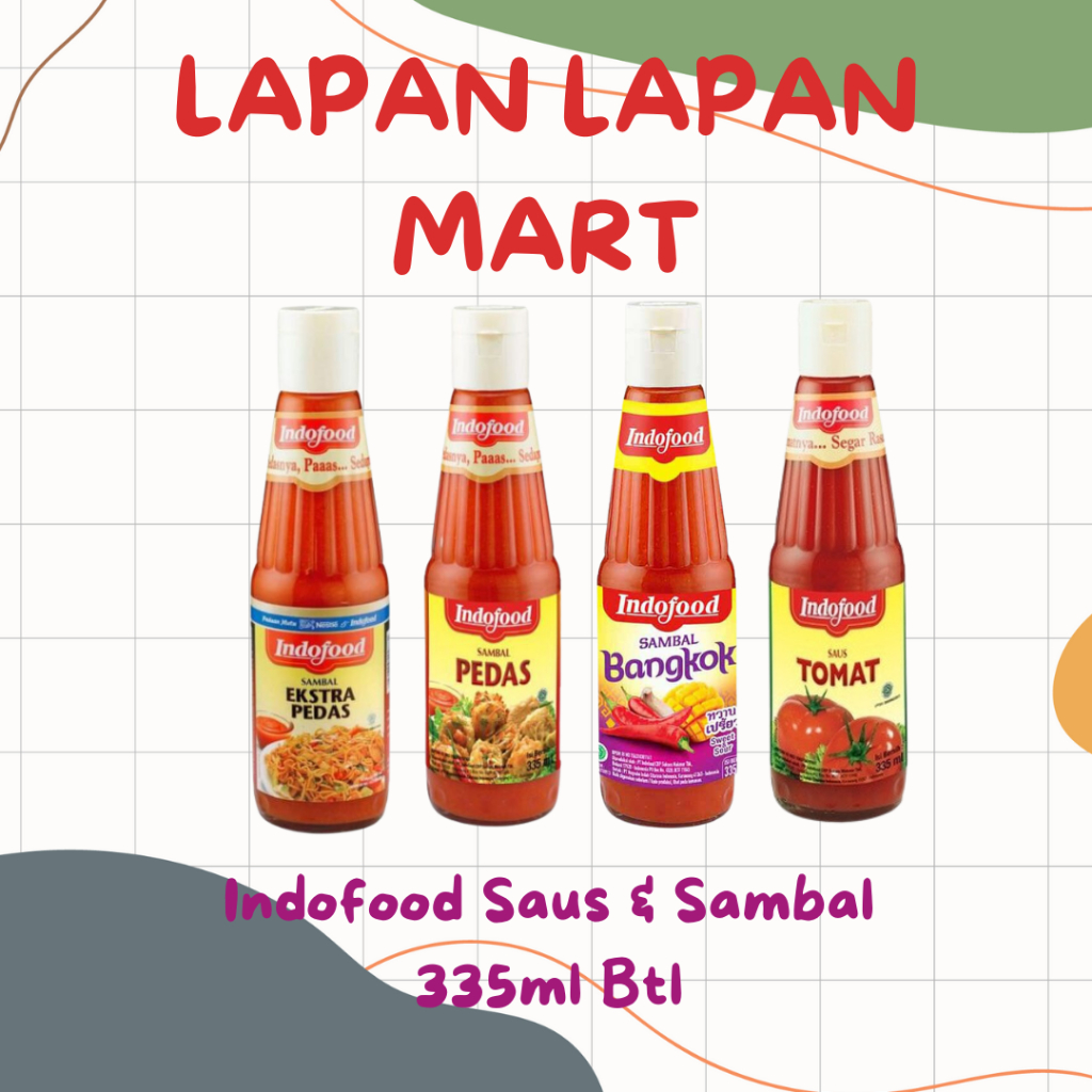 

Indofood Saus & Sambal 335ml Botol