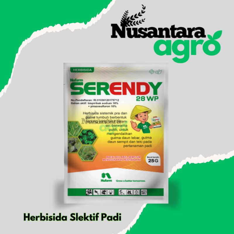 Serendy 25gr Obat rumput selektif padi