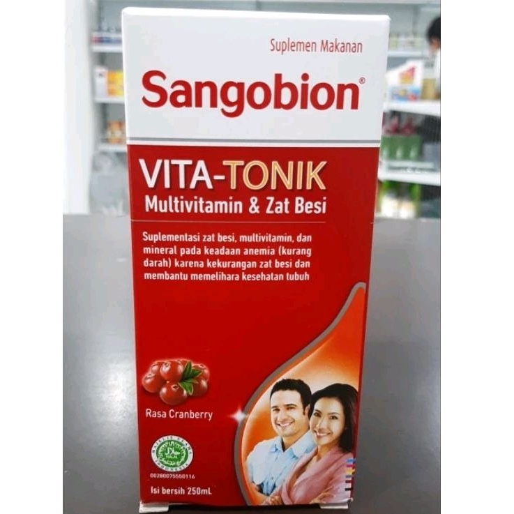Sangobion Vita Tonik Multivitamin & Zat Besi