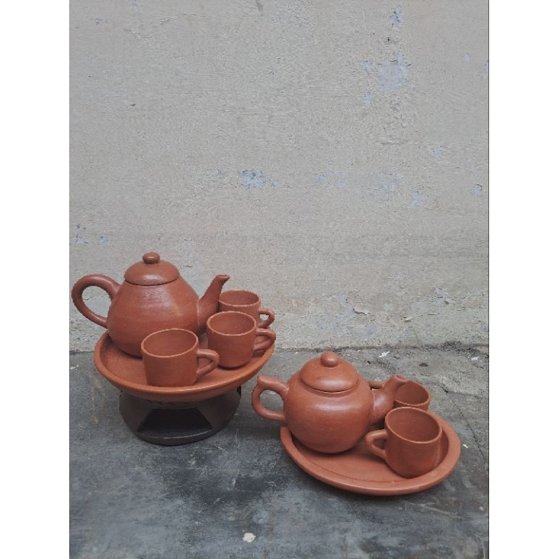teko poci tegal set gelas dua