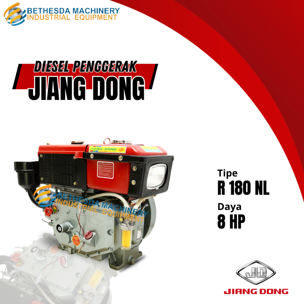 Jiangdong Mesin Diesel 8pk Mesin Diesel R180NL Jiang dong 8 PK Engkol