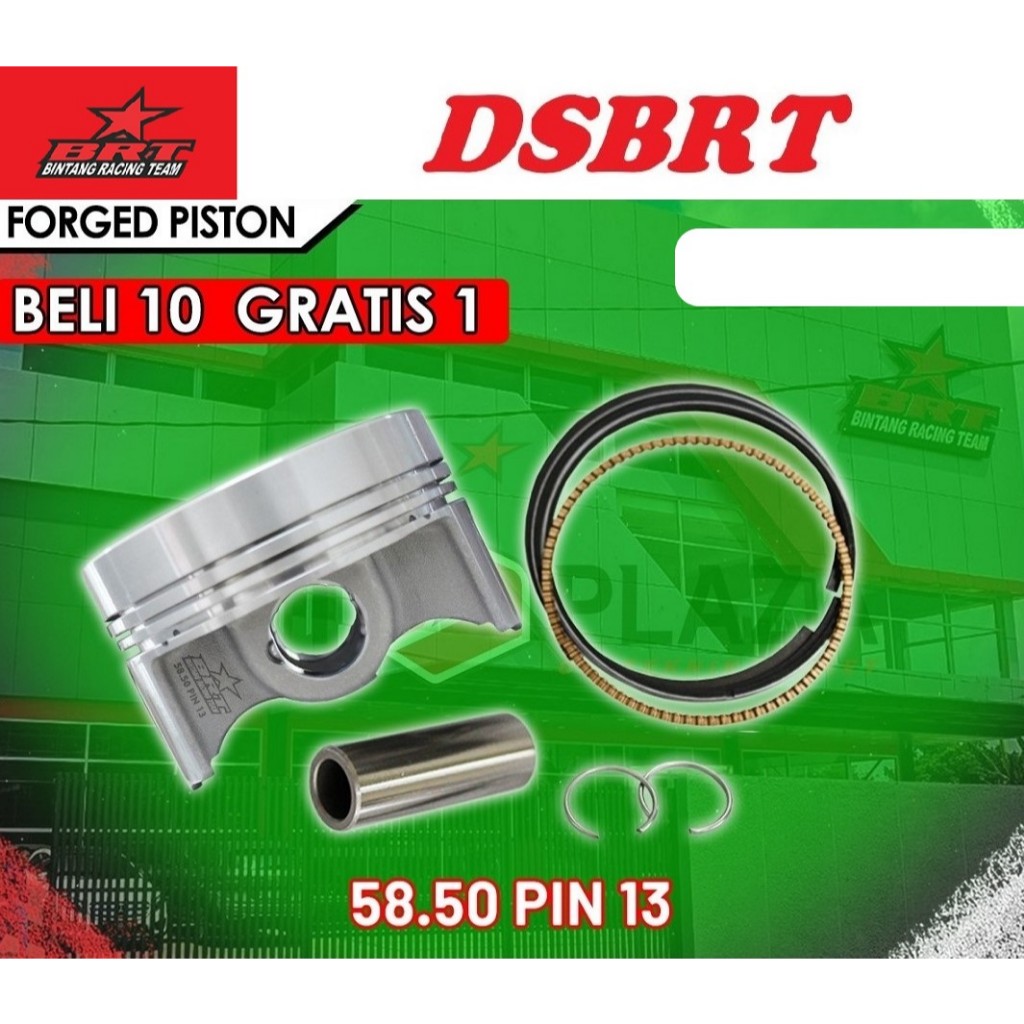 FORGED PISTON FORGING BRT 58.50 58,50 mm PEN PIN 13