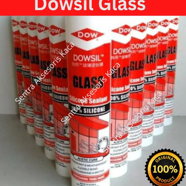 

Modern Dowsil Dow Corning Asam lem kaca Silicone Sealant