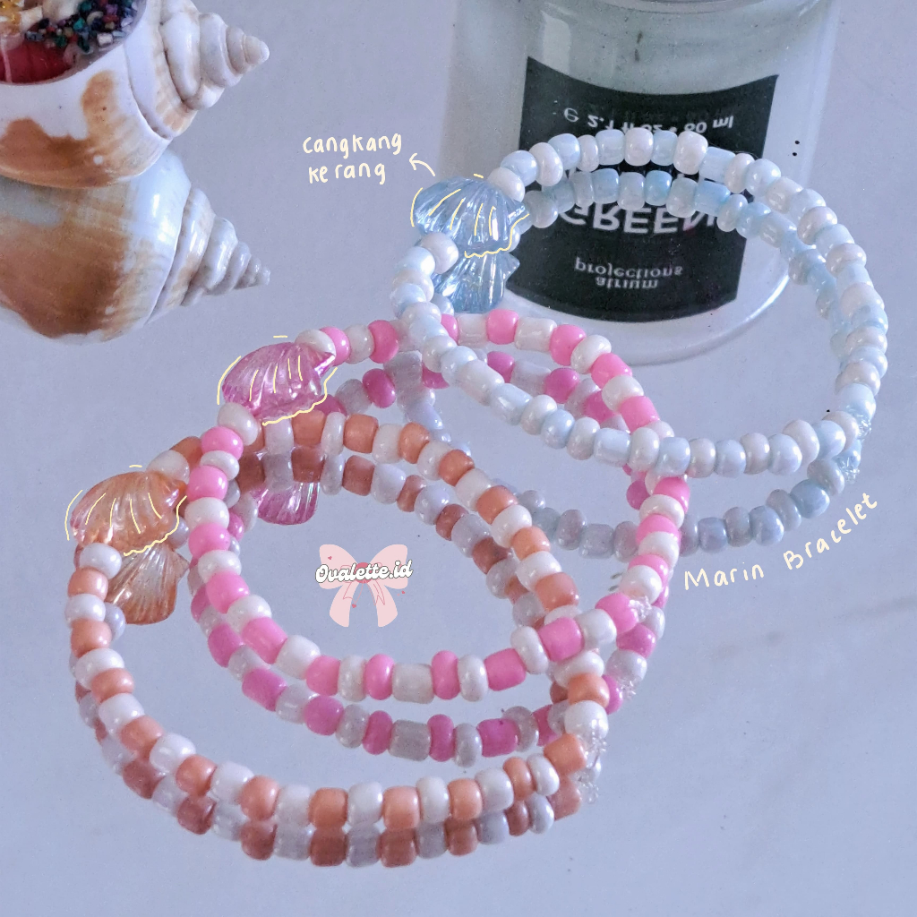 marin bracelet | manik-manik | beads bracelet | ovalette.id