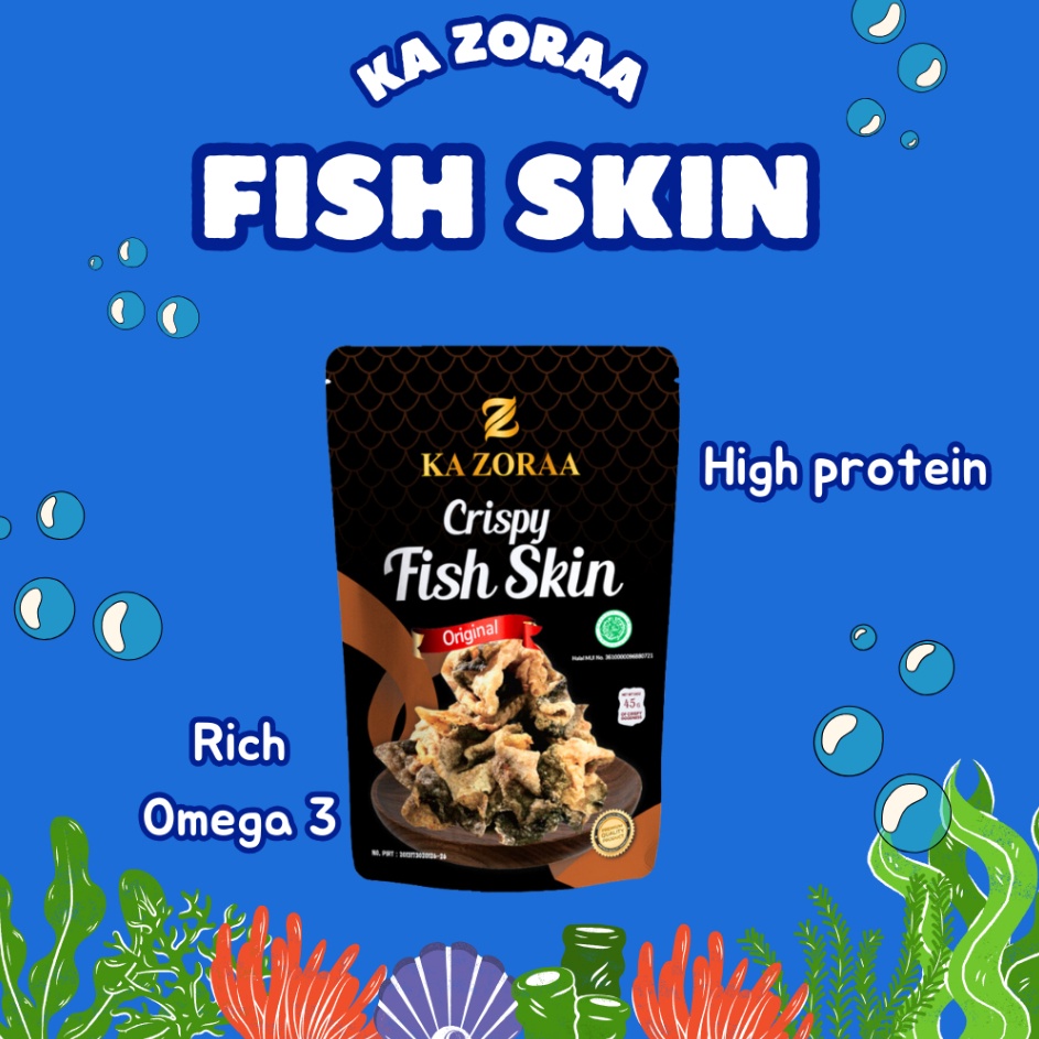 

Fish skin keripik kulit ikan KA ZORAA