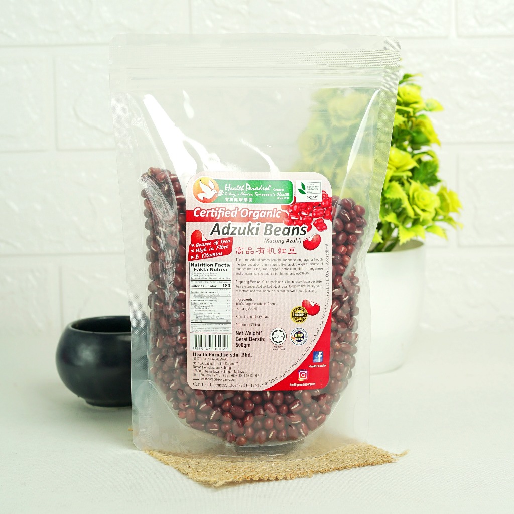 

Health Paradise Organic Adzuki Bean 500gr