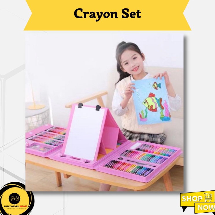 

Krayon Set Pensil Warna Alat Mewarnai Anak Crayon Set 28 Pcs