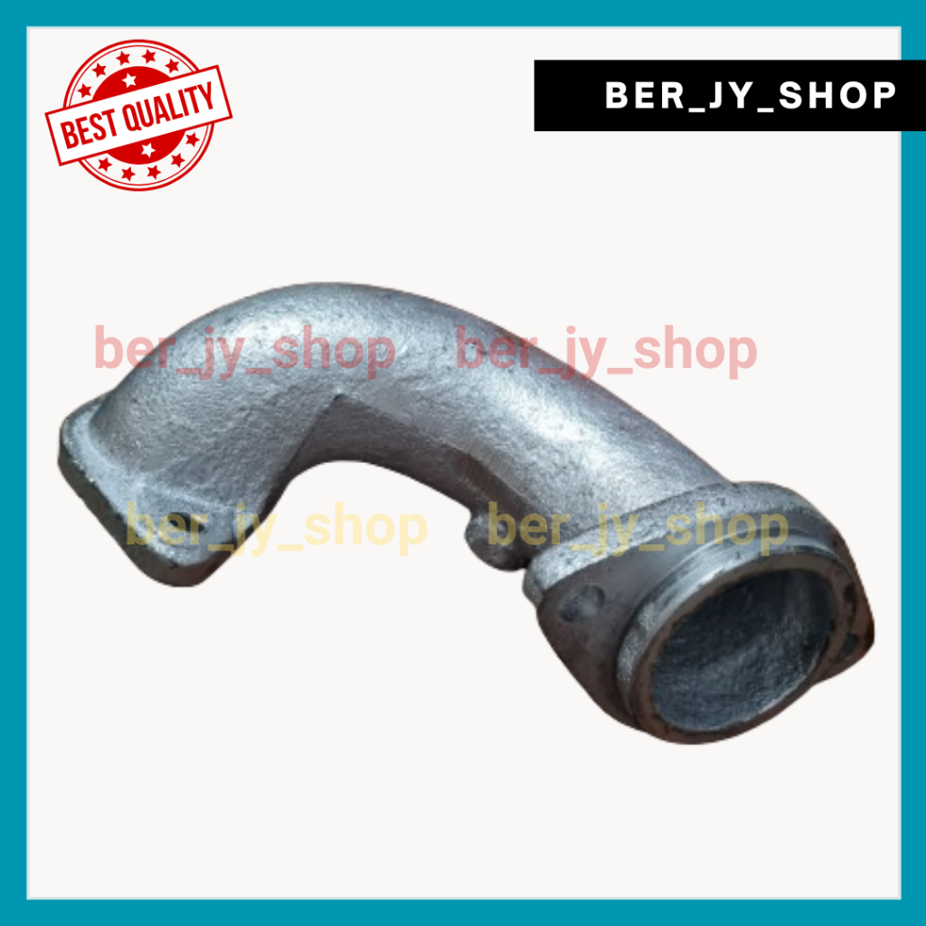 S195 S1100 - Pipa Leher Elbow Filter Saringan Udara Hawa Intake Pipe S195 S1100 BESI COR TEBAL