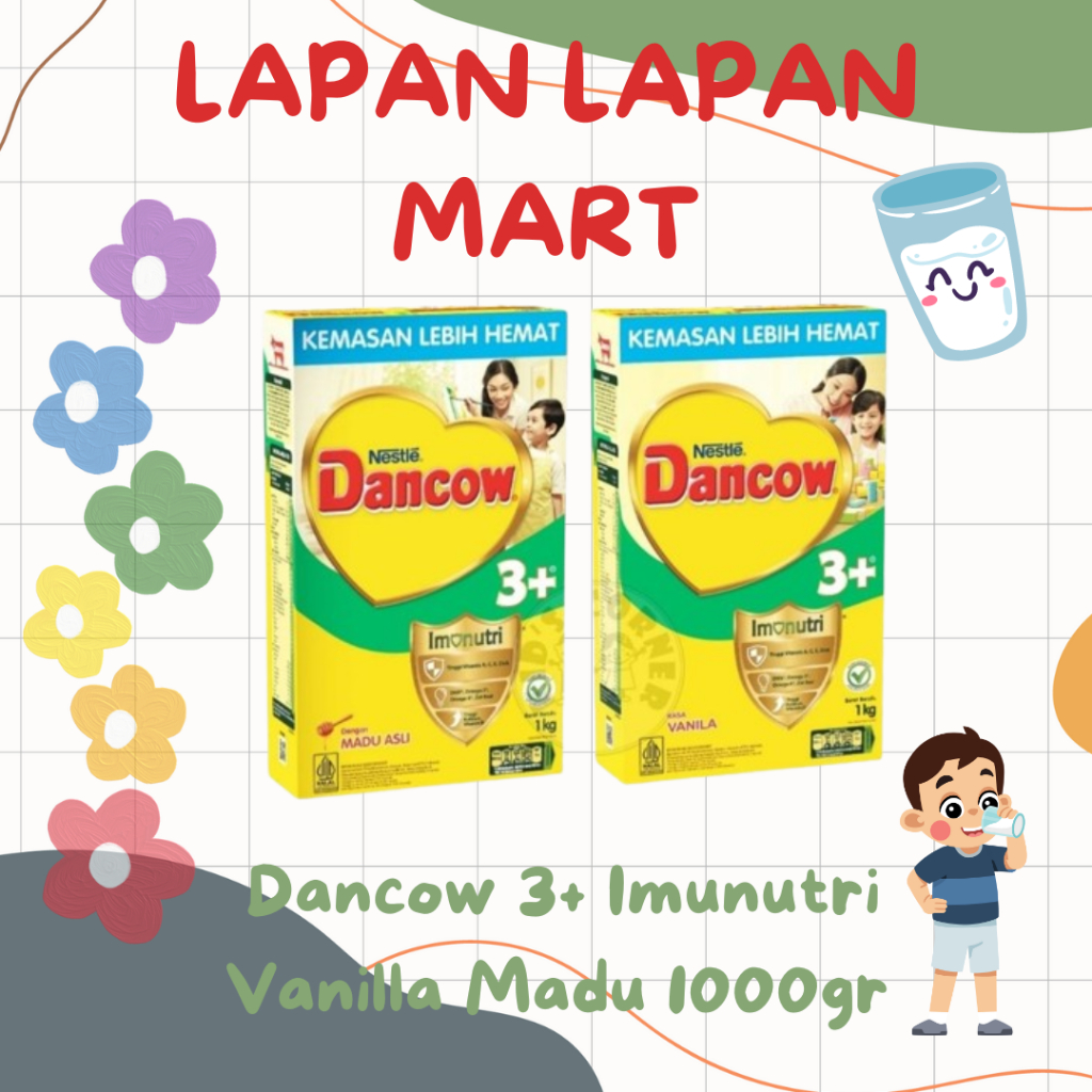 

Dancow 3+ Imunutri 1000gr