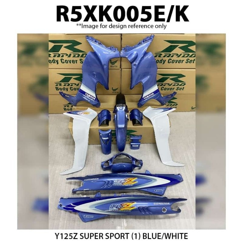 BODYSET HALUS YAMAHA 125Z DAN 125ZR BRAND RAPIDO KUALITAS TERBAIK