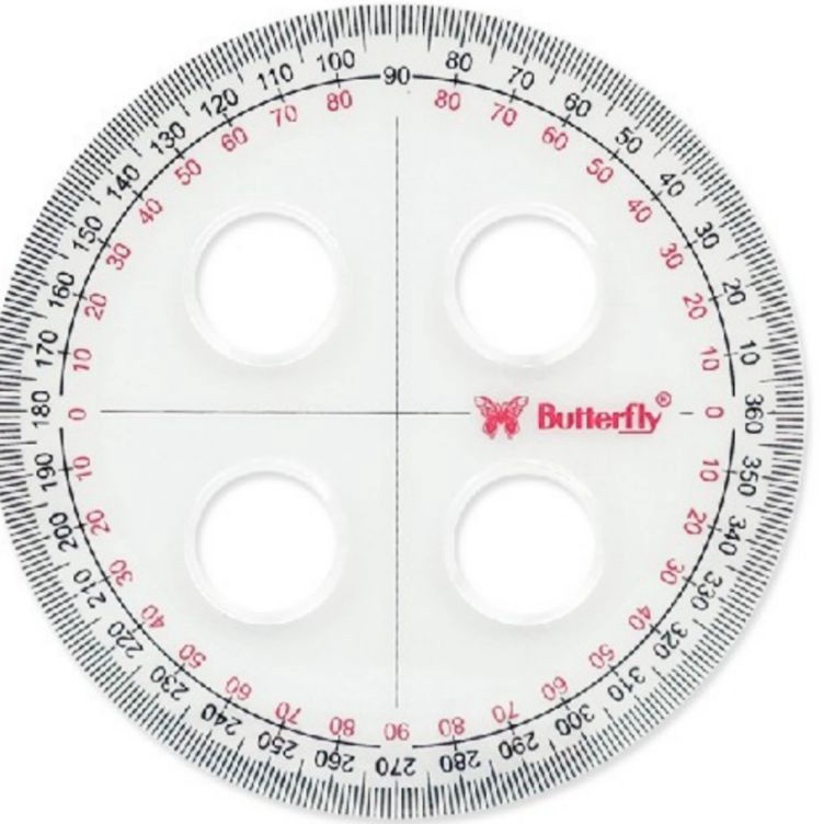 

Best Produk Penggaris busur Butterfly 361cm Circle 1pak12pcs