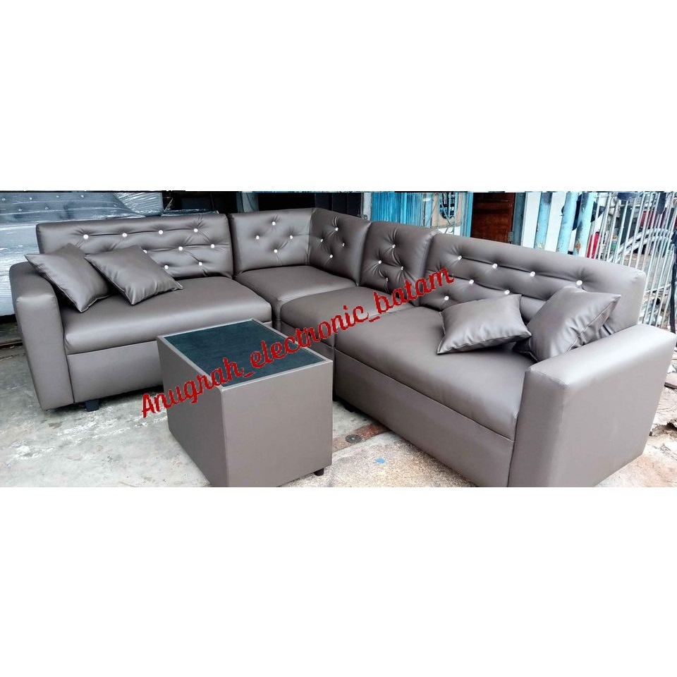 Sofa L putus minimalis / sofa ruang tamu BATAM